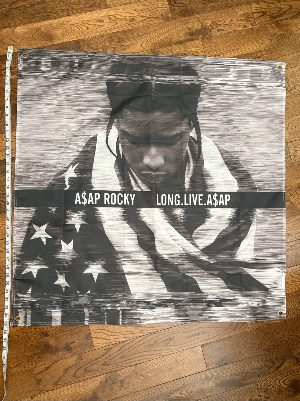 Long.Live.A$AP Black & White Music Wall Tapestry